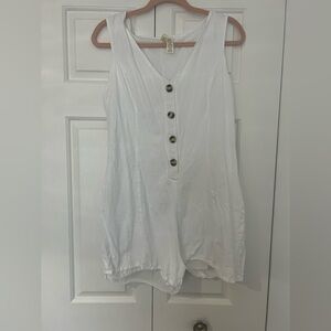 Japna White Romper EUC